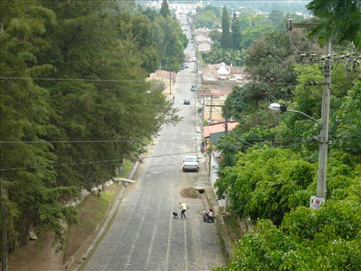 On my way hiking up to the Cross.
