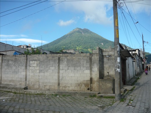 Santa Maria, on the slopes of Volcan Agua.