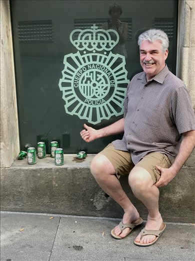 JGH Policia and Beer Cans Pontevedra