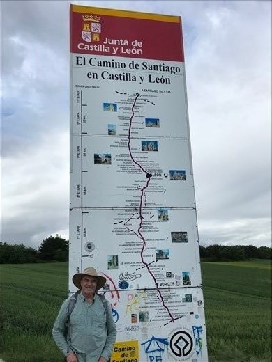 tall camino sign