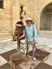 Pilgrim bicycle statue JGH: by donna_jeff, Views[186]