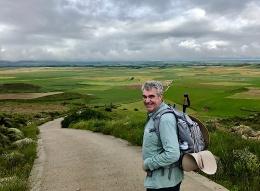 Overlooking Castrillo de Cabezon JGH