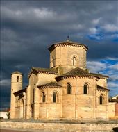 Church w clouds Fromista: by donna_jeff, Views[152]