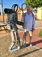 Metal pilgrim statue Sahagun JGH: by donna_jeff, Views[171]