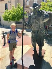 pilgrim statue Astorga DMS: by donna_jeff, Views[154]