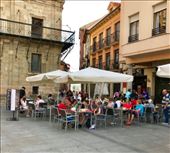 cafe in square Astorga: by donna_jeff, Views[168]