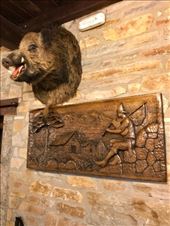 Boar head coffee shop O Cebreiro: by donna_jeff, Views[111]