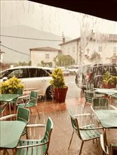 Outside Ronsevelles Cafe Rain: by donna_jeff, Views[192]
