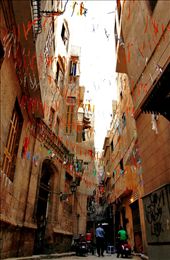 Festive yet unfortunate and humble.. This neighbour hood is jammed with very poor people who can still decorate where they live in traditional occasions to still taste and enjoy the little pleasures in life.: by donnagouda, Views[415]