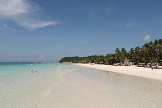 Boracay Shore - 
This photo was taken during our vacation in Boracay Island.  I took advantage of the sunny weather in order to see and shot the great beauty of Boracay.