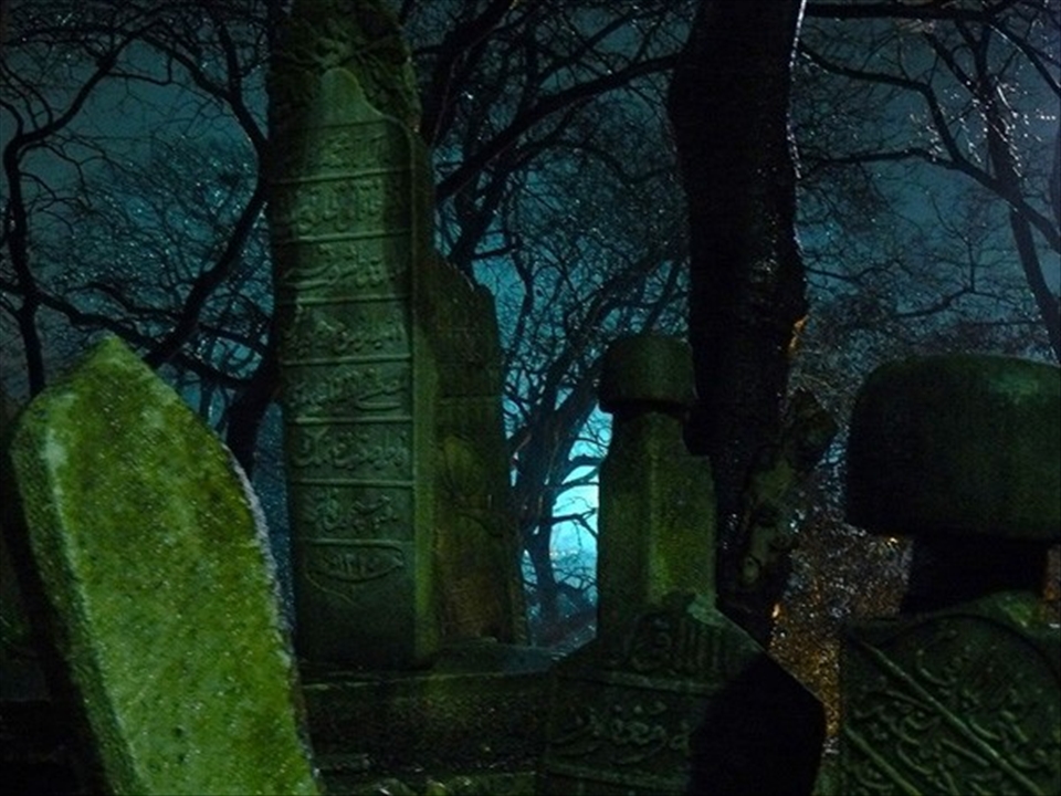 Night at Eyup Cemetery (Istanbul)