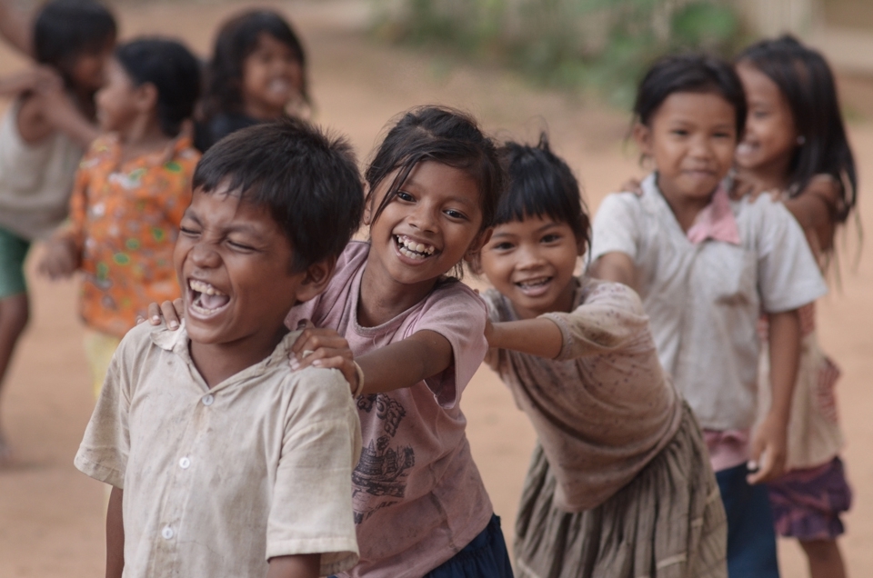 Stepping Stones School in rural Cambodia provides a safe and happy environment for children to learn and play in.