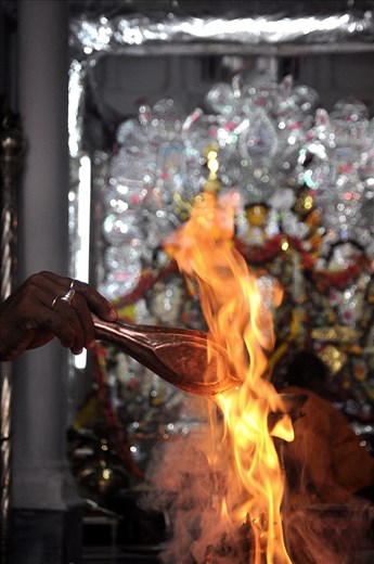 “YAGYA” IS ALSO A PROCESS AND A MUST RITUAL TO WORSHIP GODDESS DURGA. 