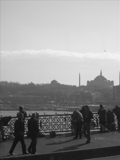 Galata Bridge/ looking to Sultanahmet