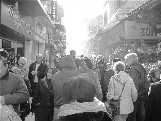 midday hustle/bustle