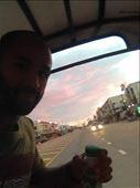 Sunrise tuk tuk selfie: by drewsweet, Views[171]