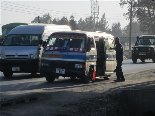 A dala dala (public transport) 