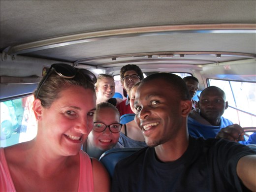 Riding the dala dala