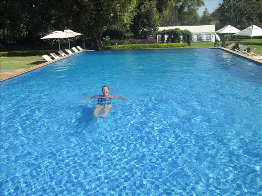 Mt Meru hotel pool - a nice way to spend a Saturday afternoon 