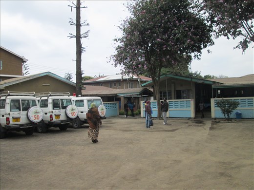 The hospital grounds 