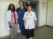 Lucy (Tanzanian medical student), myself and a Romanian paediatrician who has lived in Arusha since 1989.  : by drfrenchie, Views[482]