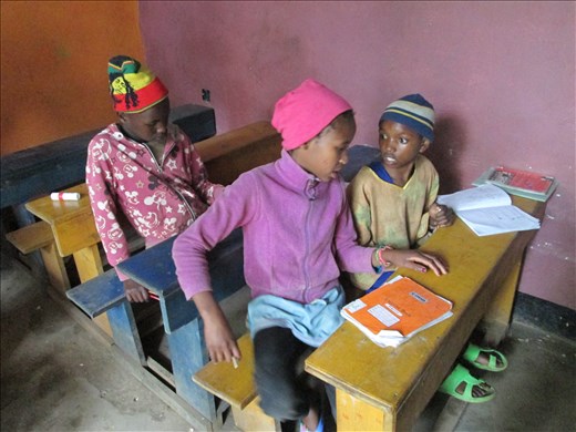 Class of older children (9-12 years) 