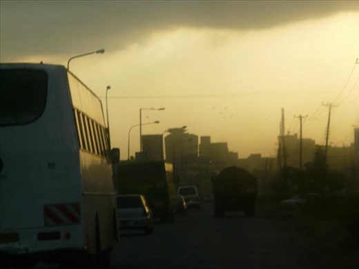 Mid morning hustle and bustle, Mt. Kenya Region