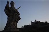 We can see the Marienberg fortress from the Old Main bridge, where the statues of saints are there.: by dtesia, Views[280]