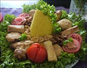a plate of yellow rice cone: by dtesia, Views[533]
