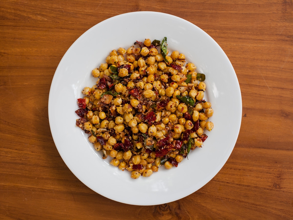 Cooked Chickpeas (Traditional Sri Lankan Breakfast)