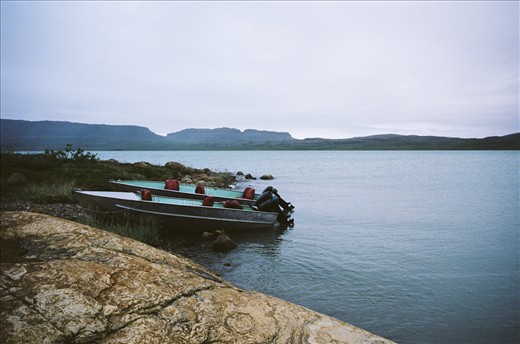 Boats used from Tree River to Herschel Island
