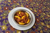 It's made with peanut butter, sambal, and peaches.: by eakeith, Views[648]