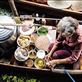 An old women preparing her cooking ingredients to sell the food on Moe Klong Riv by: ealsinan Views[464]