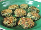 Freshly cooked spinach lentil patties. Yum!: by earthmagic, Views[499]