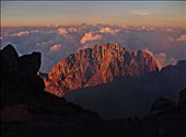 After 5hr night trek, sun rises over Mt Merapi, Indonesia's most active volcano. Our group of 7 were led by three experienced guides. We left the camp at 12am to reach the summit just before sunrise. The demand for guides is pretty huge especially in high season; some of them do this same trek twice a day. : by easternlands, Views[646]