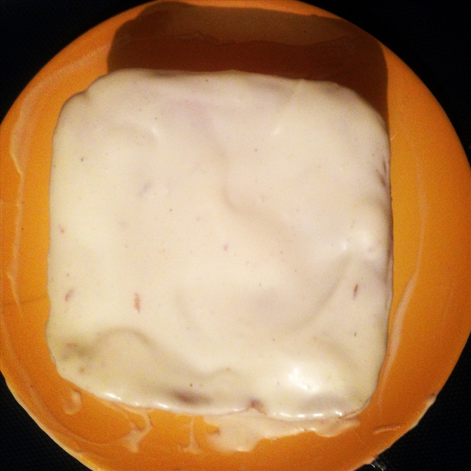 Bake and top with cream each layer