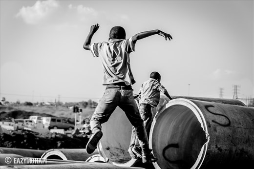 Our parents cannot afford Toys, so we just go out there and make the world our toy. Adventures of Africa