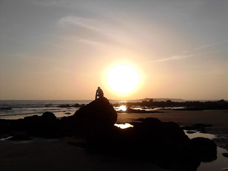 Silhouette in the Sunset