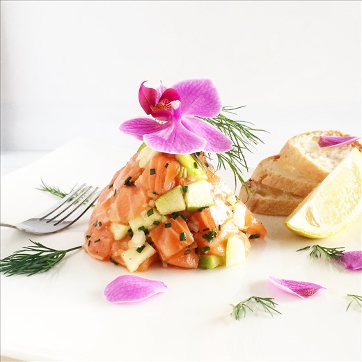 My homemade Louvre Tartare, an edible story about a day spent in Paris