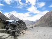 A rustic roadside restaurant (Dhaba) built from rocks provide much welcomed hot food and drinks for travelers.: by edwin, Views[339]