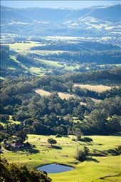 The Kiama region is surrounded by high rocky escarpments and remnant rainforest, with gently rolling valleys, hills and dairy farms contained within.: by ekfaerie, Views[861]