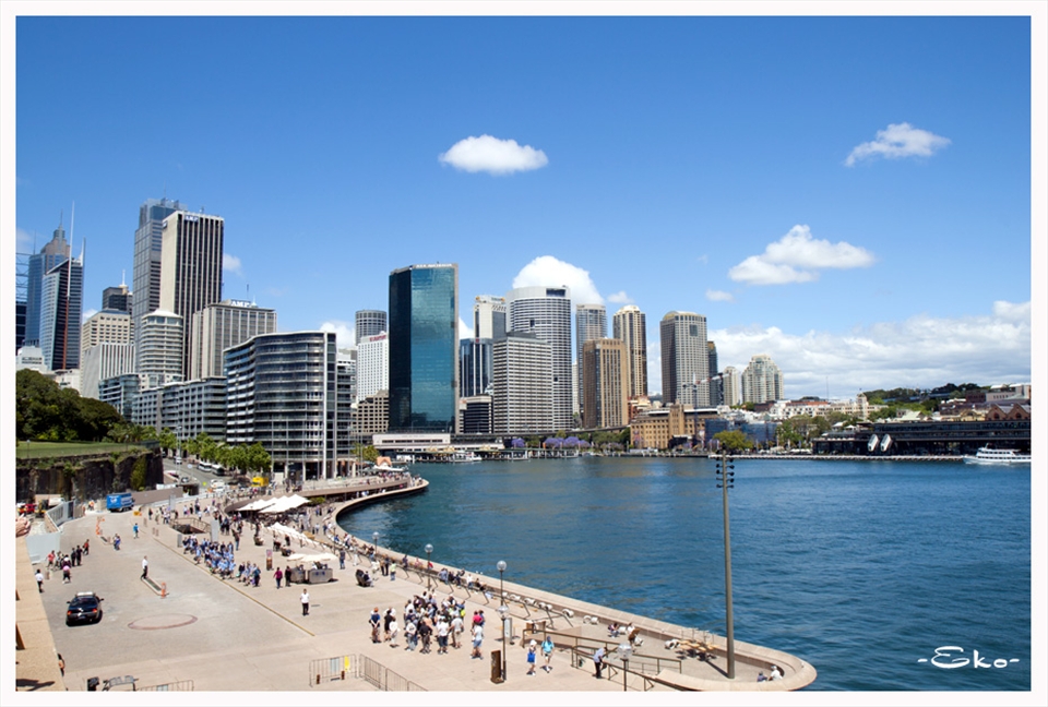 A beautiful  cityscapes near Opera House, Sydney