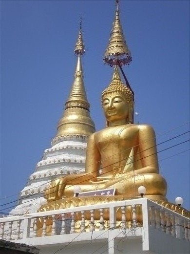 Chiang Mai is considered to be Thailand's second capital. It certainly does not disappoint in terms of beauty and culture. We have already seen that nature is being preserved as best as it can be, but what about the Buddhist culture.

Well it is in its abundance as you walk around the city. The temples are intermingled amongst the modern day shops and cafes. The fantastic thing is that modern life does little to detract away from the ostentatiousness of the temples. This is particularly the case when you have a background of a pure blue sky, which serve only to complement the colours, the details and the authenticity of hard work and labour for a religion and a way of life.