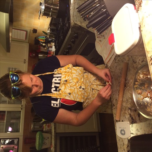 Thinking hard about making this dumpling.