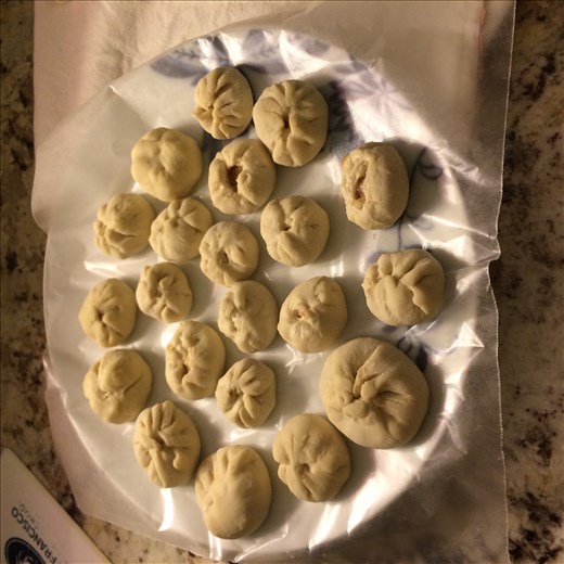 A whole bunch of dumplings!