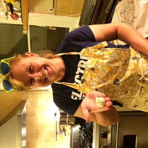 The finished dumpling!