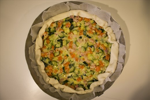 Everything inside the puff pastry