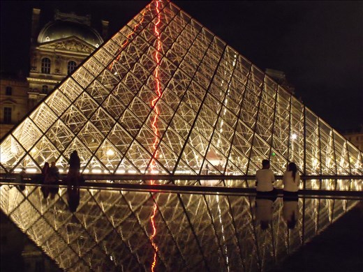 The pyramid becomes a replacment for a quiet fireplace. 