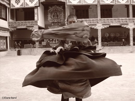 The strenght of the movement in opposition of their daily sitting meditation