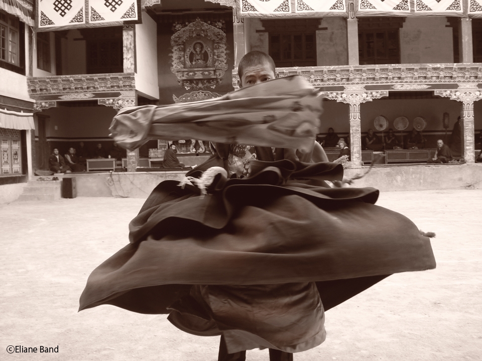 The strenght of the movement in opposition of their daily sitting meditation